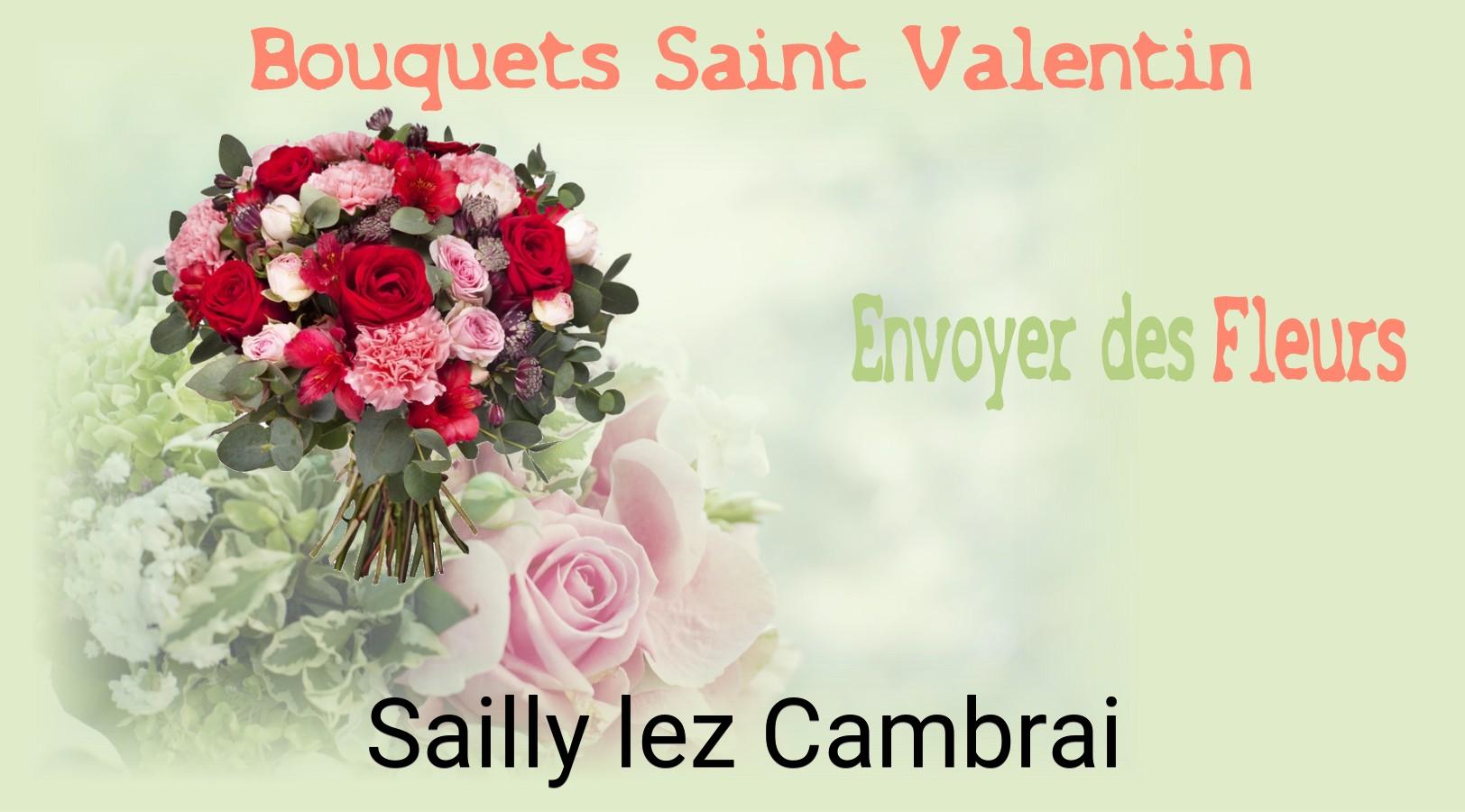 Roses de Saint-Valentin livrées à Sailly-lez-Cambrai